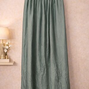 Maxi Skirt Green  100% Polyester Size L